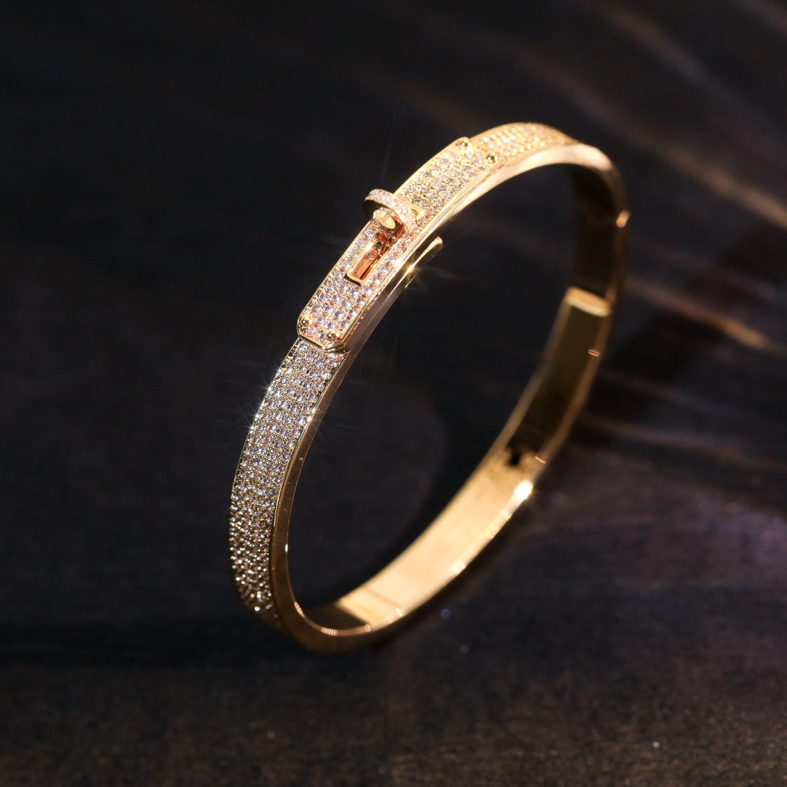 [Elara jewelsry ]KELLY BRACELET DIAMOND PAVED