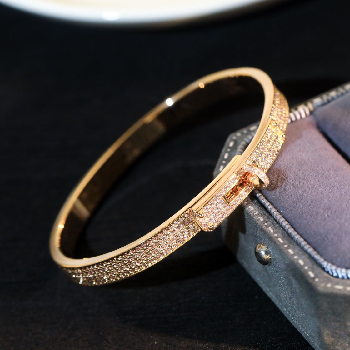 [Elara jewelsry ]KELLY BRACELET DIAMOND PAVED