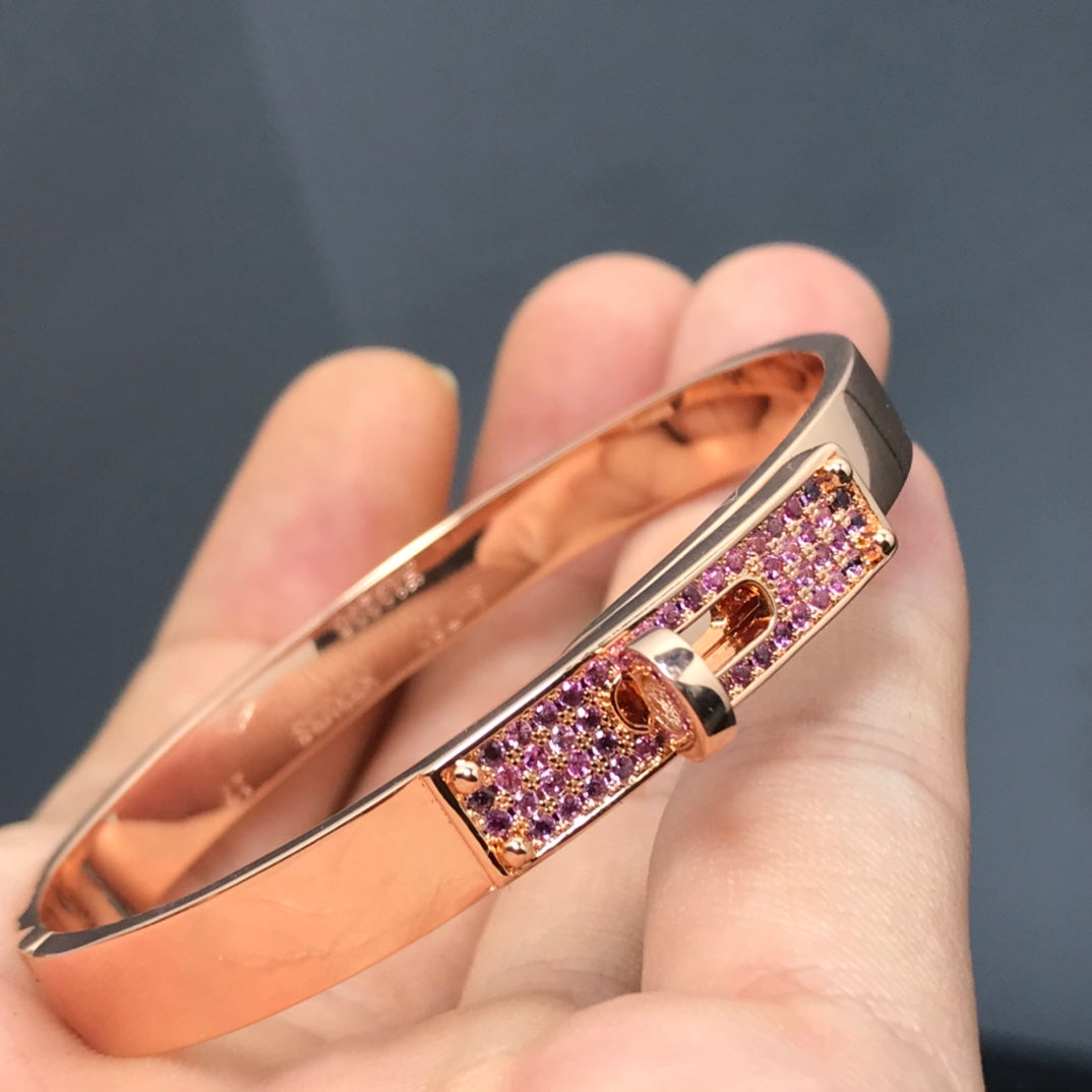 [Elara jewelsry ]KELLY BRACELET PINK DIAMOND