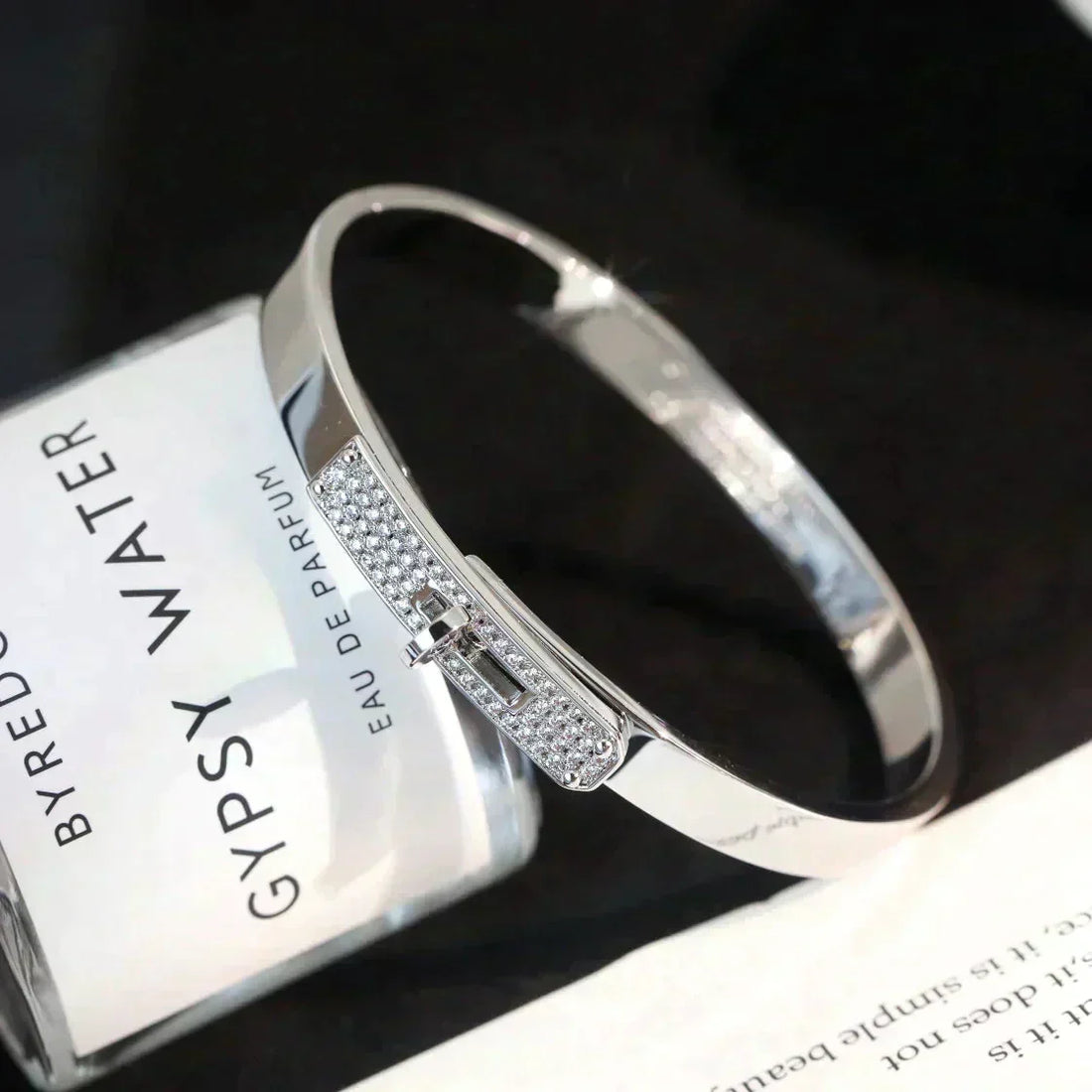 [Elara jewelsry ]KELLY SILVER DIAMOND BRACELET