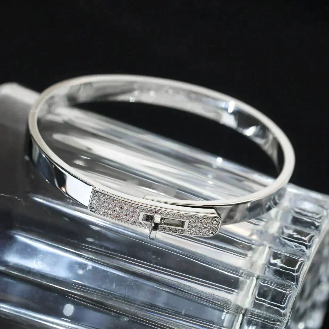 [Elara jewelsry ]KELLY SILVER DIAMOND BRACELET