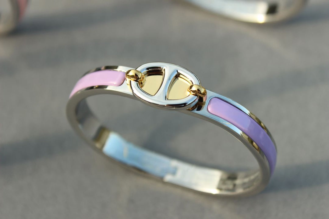 [Elara jewelsry ]CLIC CHAINE SILVER BRACELET