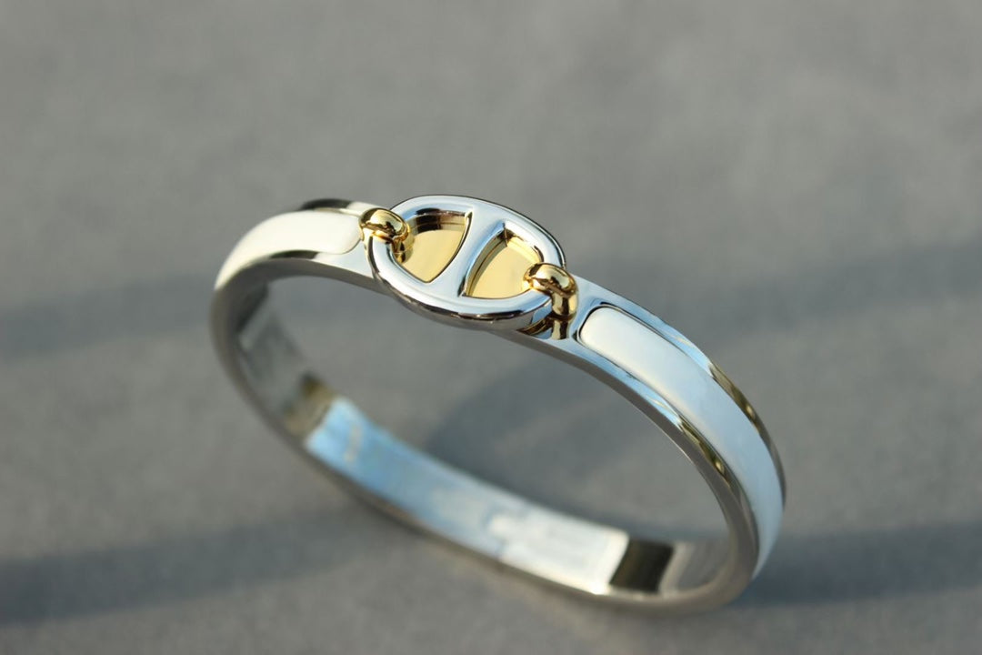 [Elara jewelsry ]CLIC CHAINE SILVER BRACELET