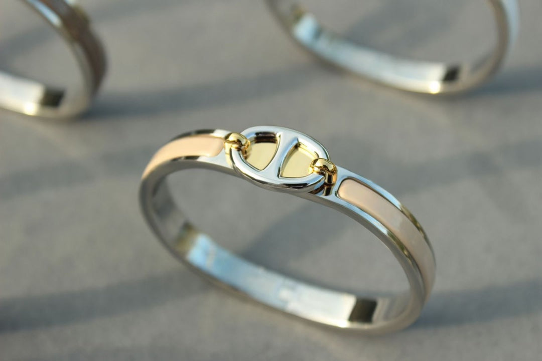 [Elara jewelsry ]CLIC CHAINE SILVER BRACELET