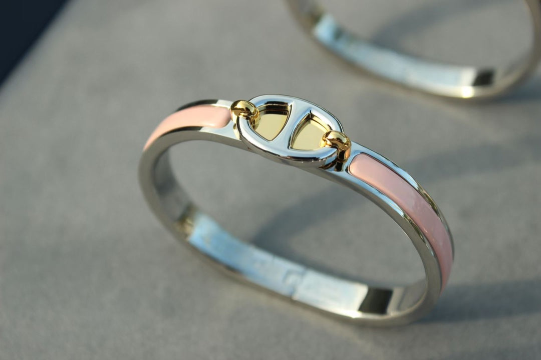 [Elara jewelsry ]CLIC CHAINE SILVER BRACELET