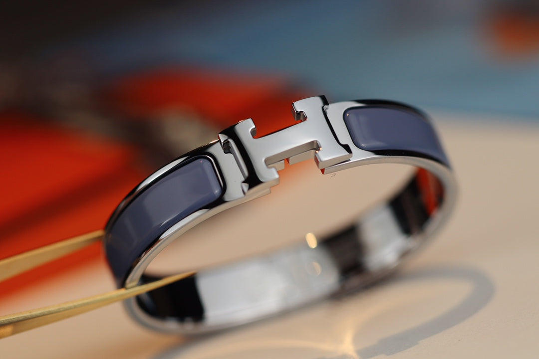 [Elara jewelsry ]H BRACELET 12MM BLUE GRAY