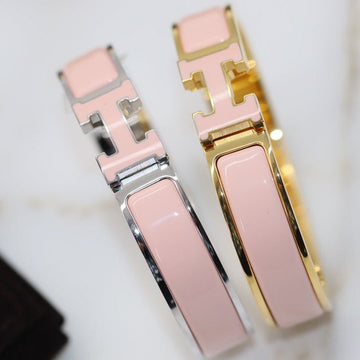 [Elara jewelsry ]H BRACELET 12MM PINK
