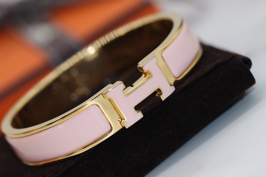 [Elara jewelsry ]H BRACELET 12MM PINK