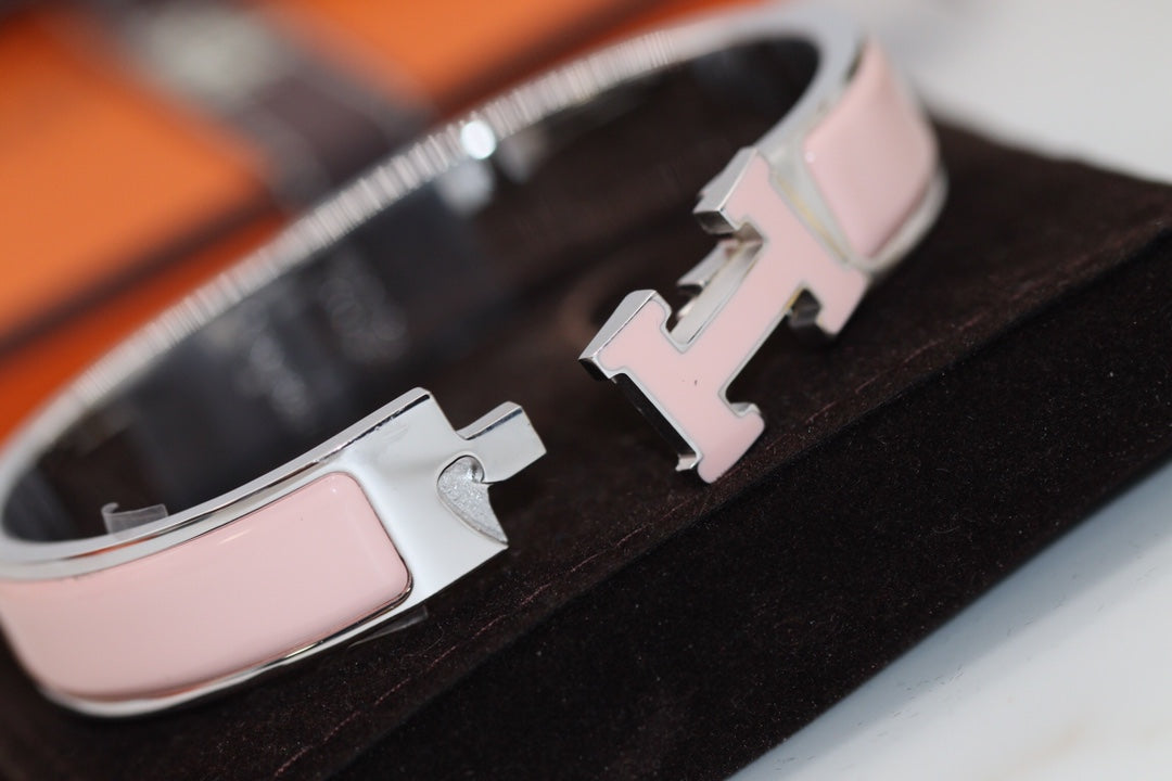 [Elara jewelsry ]H BRACELET 12MM PINK
