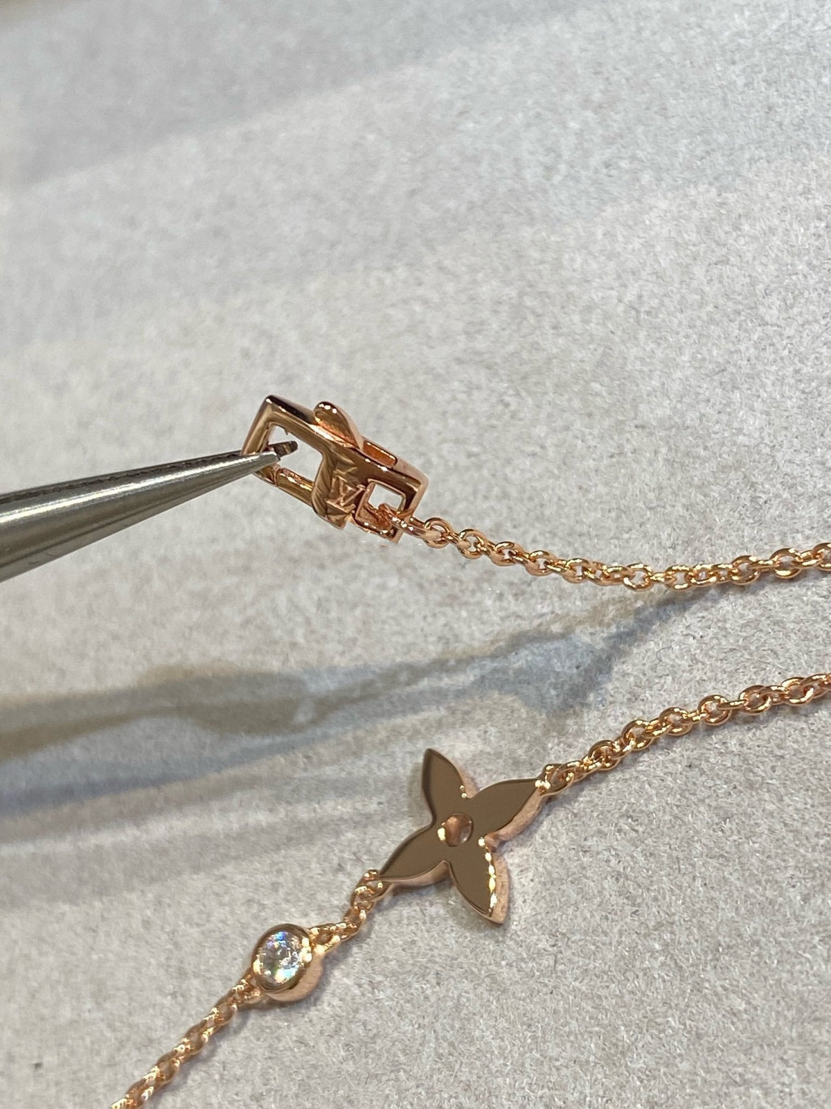 [Elara jewelsry ]STAR DIAMOND PINK GOLD BRACELET