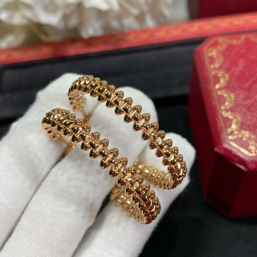 [Elara jewelsry ]CLASH LARGE HOOP EARRINGS