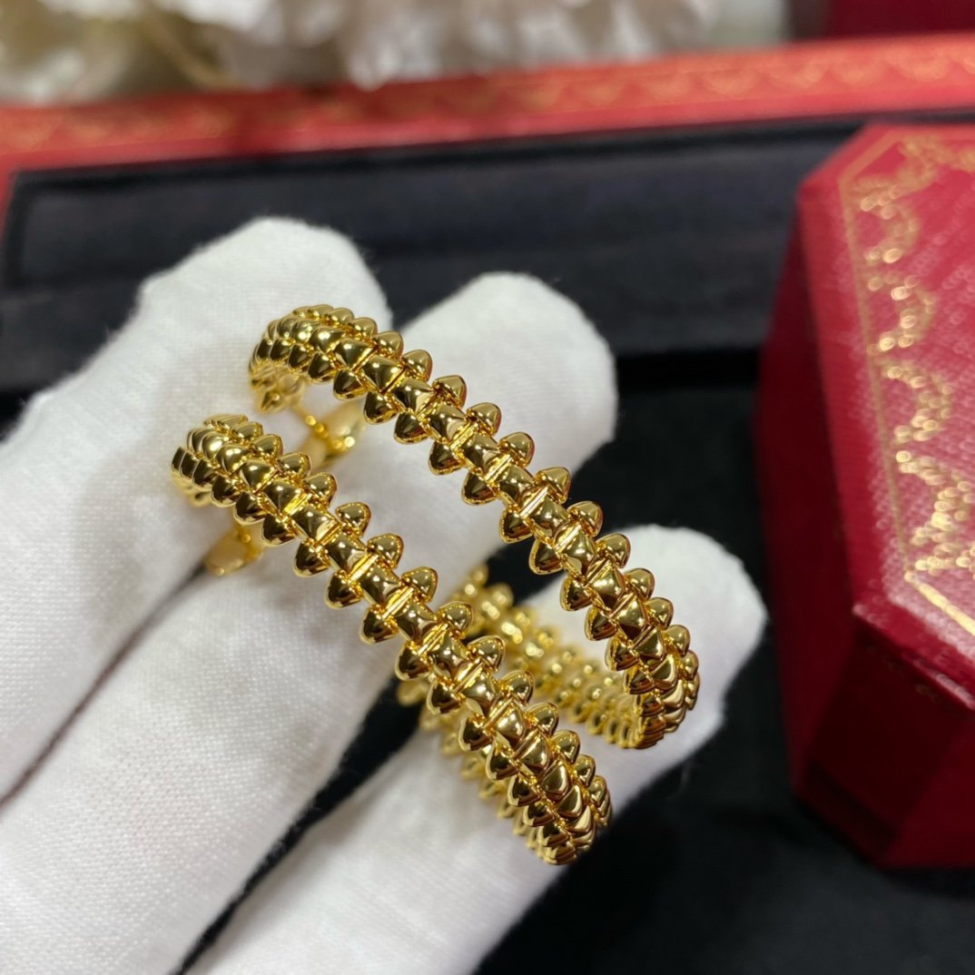 [Elara jewelsry ]CLASH LARGE HOOP EARRINGS