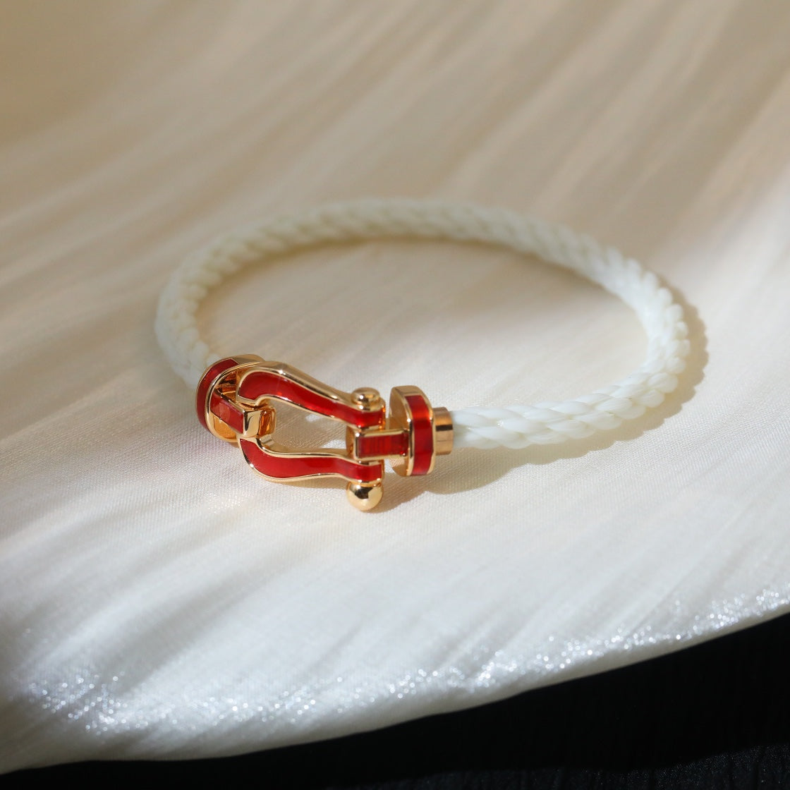 [Elara jewelsry ]FORCE 10 WHITE TEXTILE DIAMOND PAVED