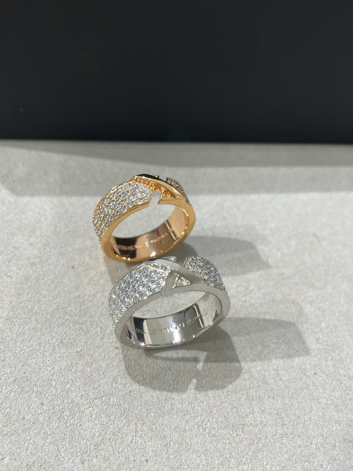[Elara jewelsry ]LIENS EVIDENCE  DIAMOND PAVED RING