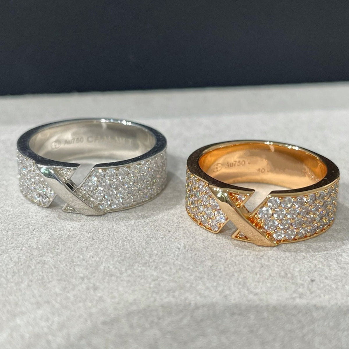 [Elara jewelsry ]LIENS EVIDENCE  DIAMOND PAVED RING