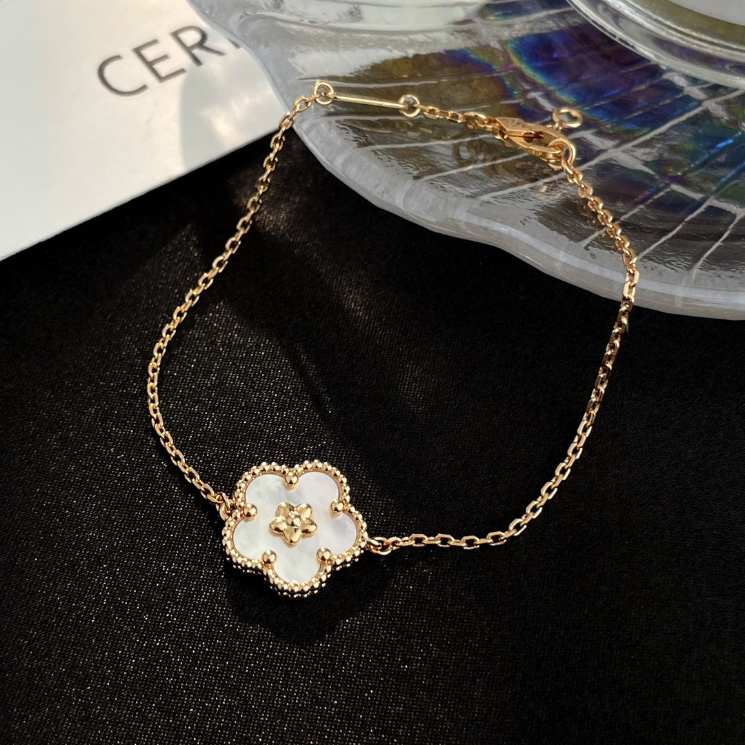 [Elara jewelsry ]LUCKY SPRING ROSE GOLD MOP BRACELET