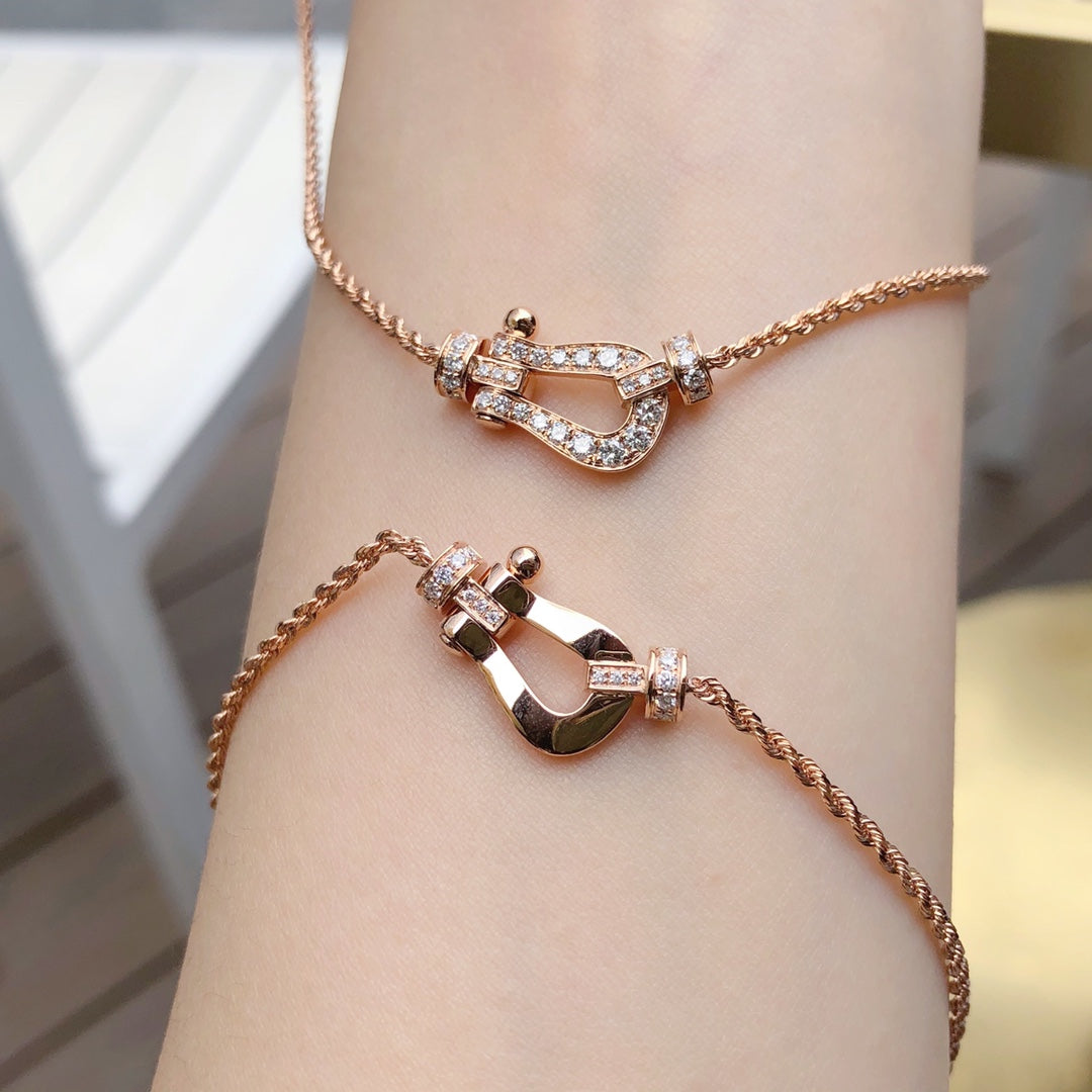 [Elara jewelsry ]FORCE 10 PINK GOLD DIAMOND NECKLACE