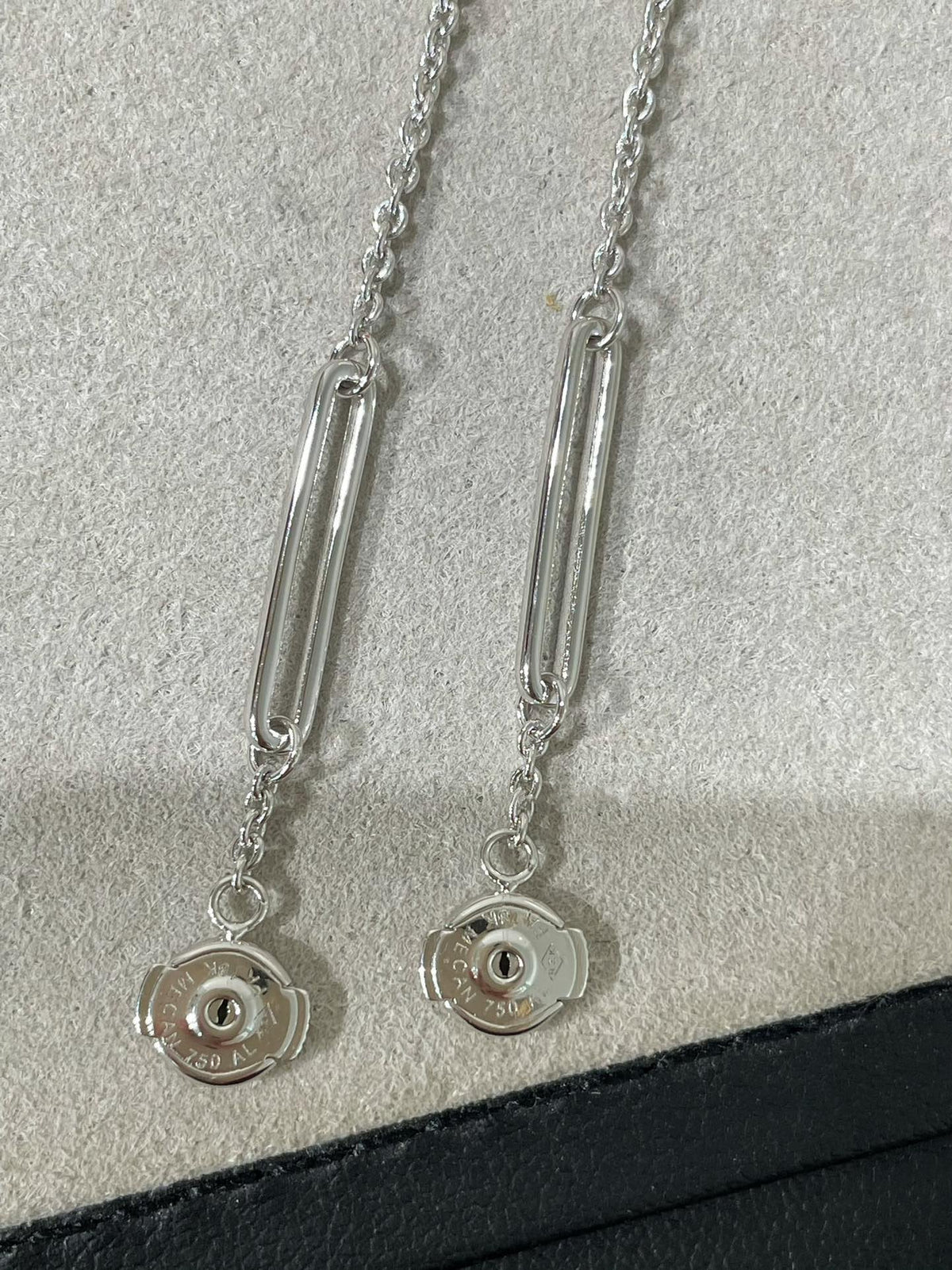 [Elara jewelsry ]CHAINE CHAOS DIAMOND DROP EARRINGS