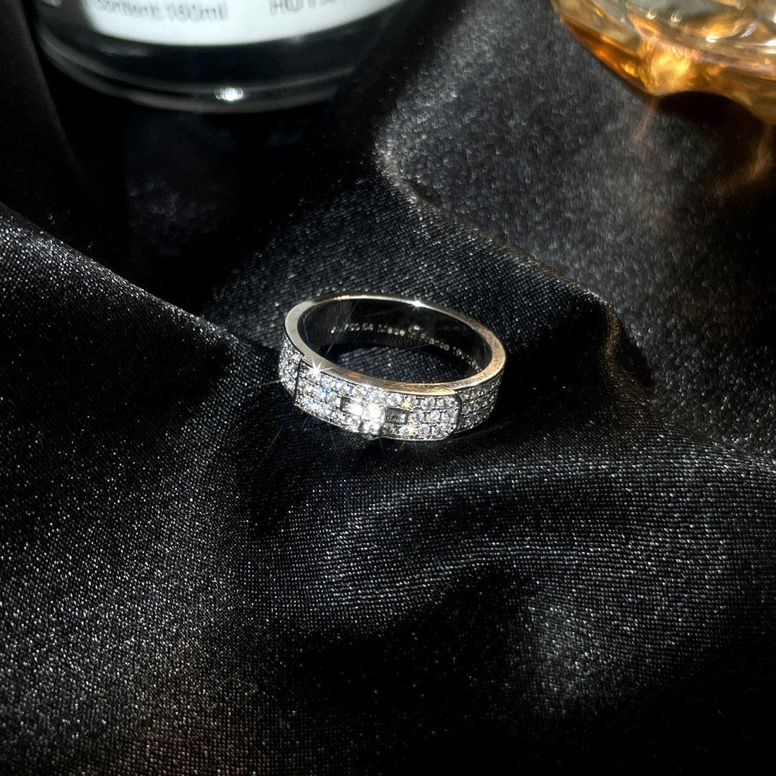 [Elara jewelsry ]KELLY SILVER DIAMOND RING