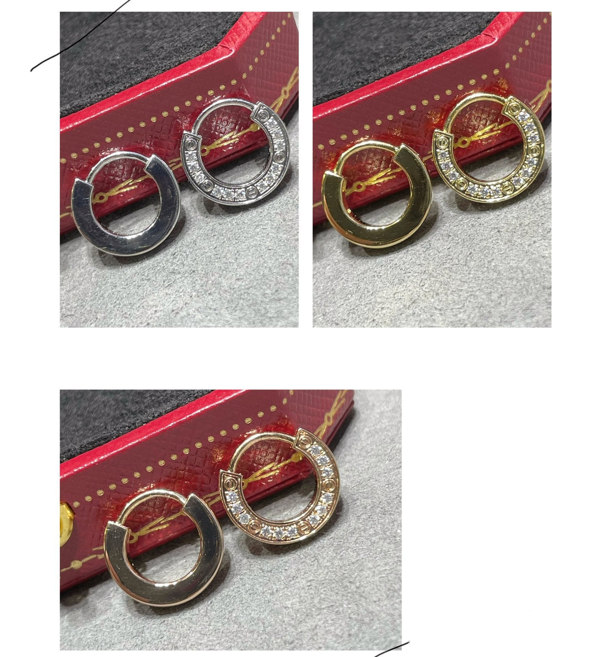 [Elara jewelsry ]LOVE DIAMOND EARRINGS