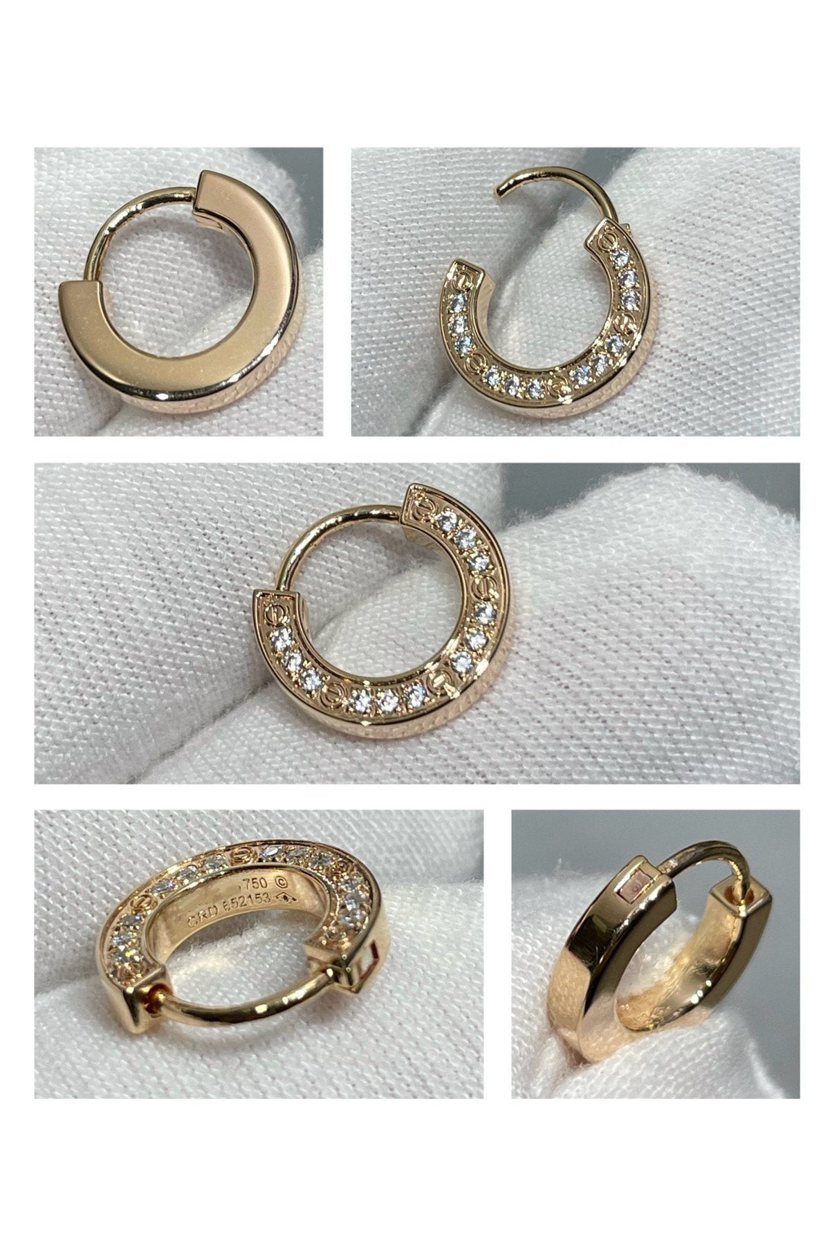 [Elara jewelsry ]LOVE DIAMOND EARRINGS