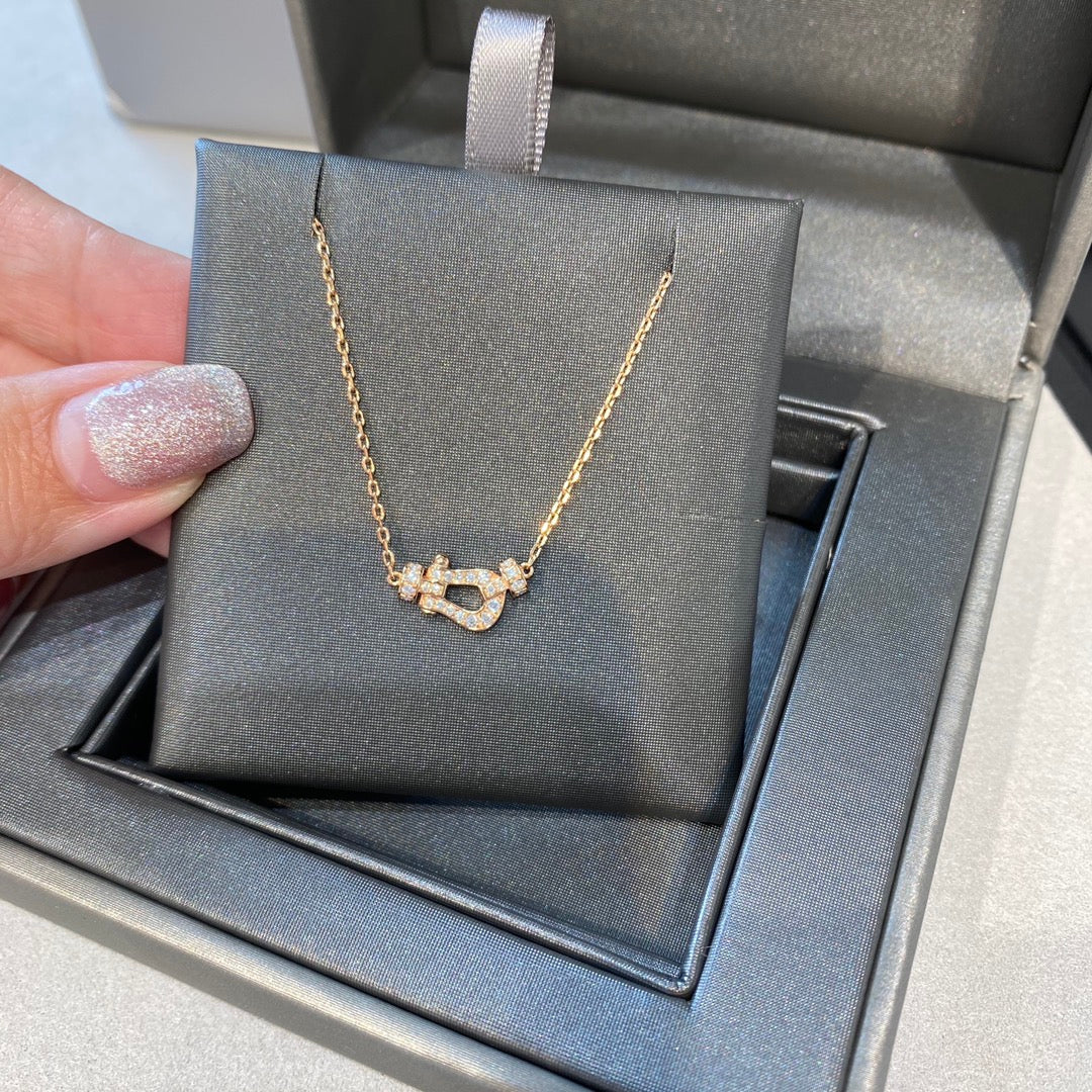 [Elara jewelsry ]FORCE 10 DIAMOND PINK GOLD NECKLACE MINI MODEL