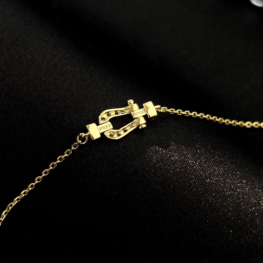 [Elara jewelsry ]FORCE 10 FULL DIAMOND BUCKLE CHAIN LINK MINI MODEL