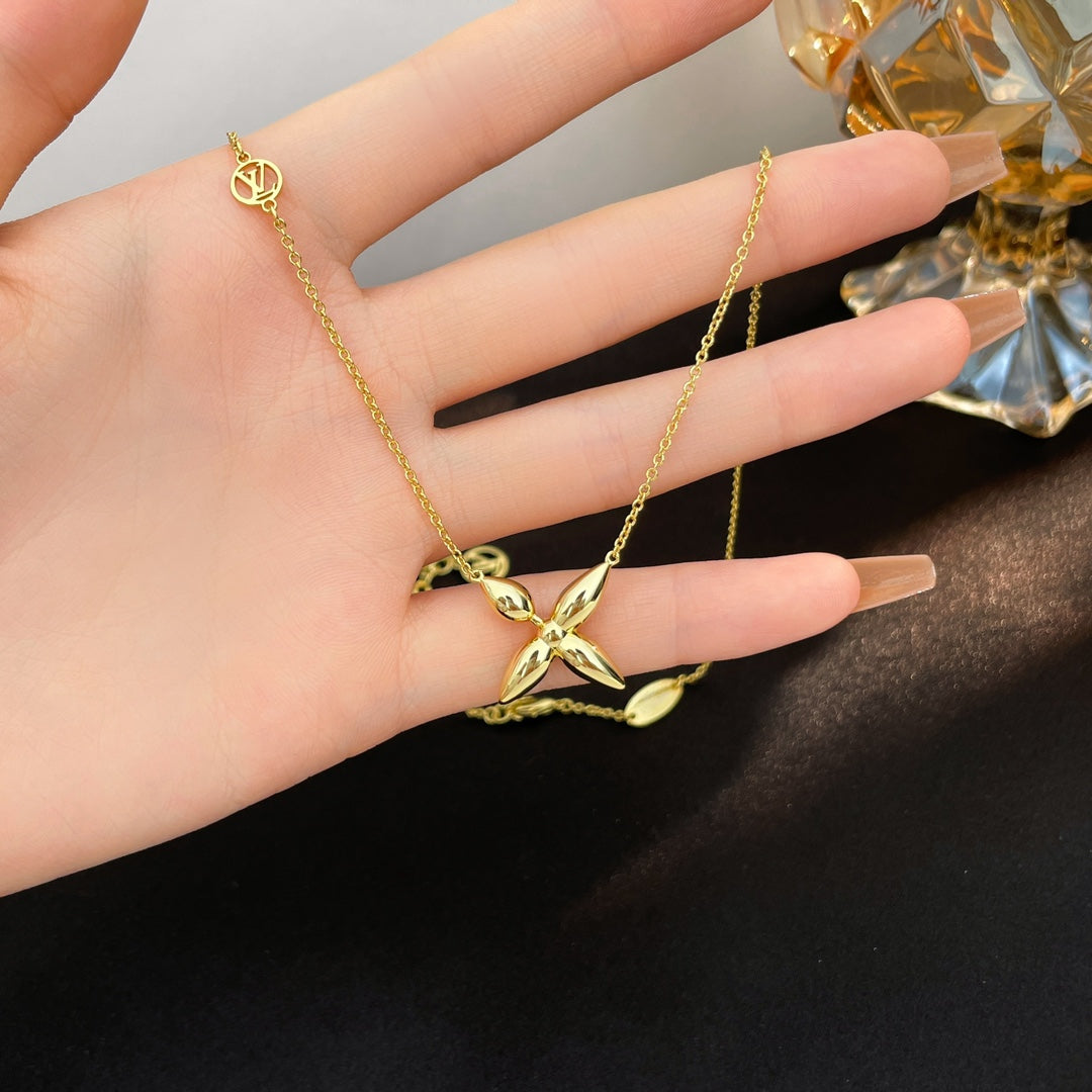 [Elara jewelsry ]LOUISETTE GOLD NECKLACE