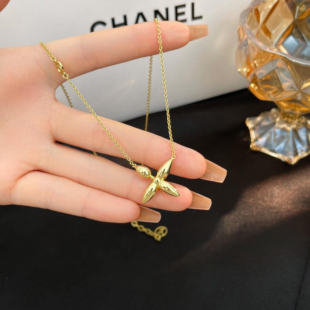 [Elara jewelsry ]LOUISETTE GOLD NECKLACE