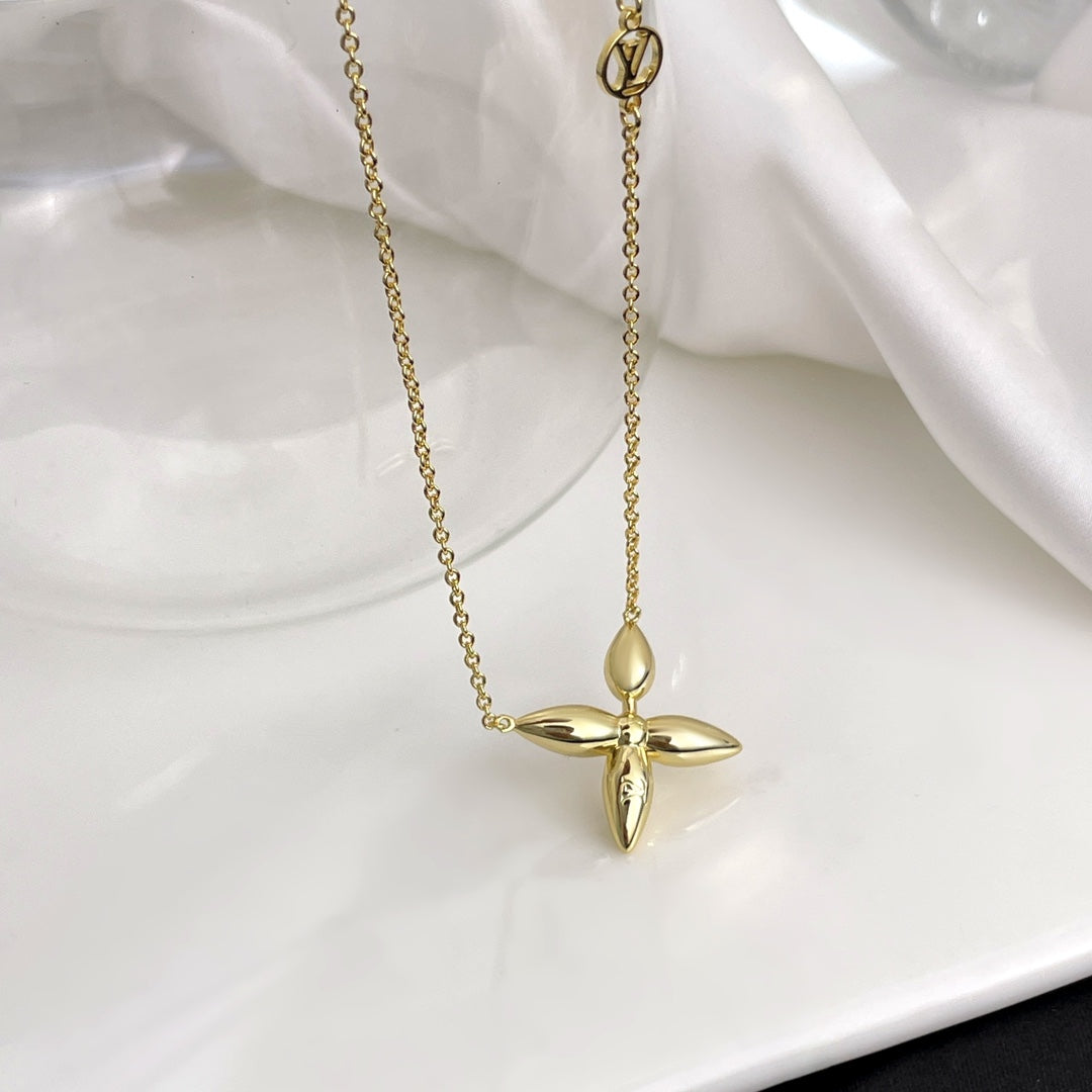 [Elara jewelsry ]LOUISETTE GOLD NECKLACE