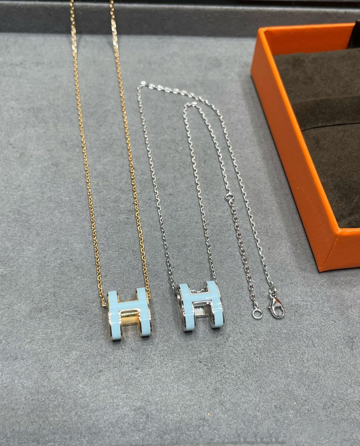 [Elara jewelsry ]POP H SKY BLUE NECKLACE