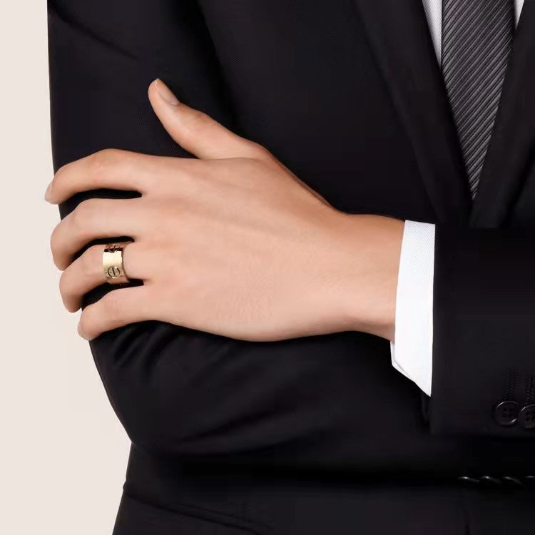 [Elara jewelsry ]LOVE 11MM LARGE RING