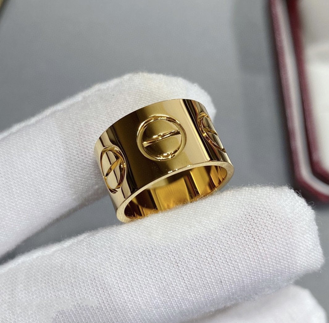 [Elara jewelsry ]LOVE 11MM LARGE RING