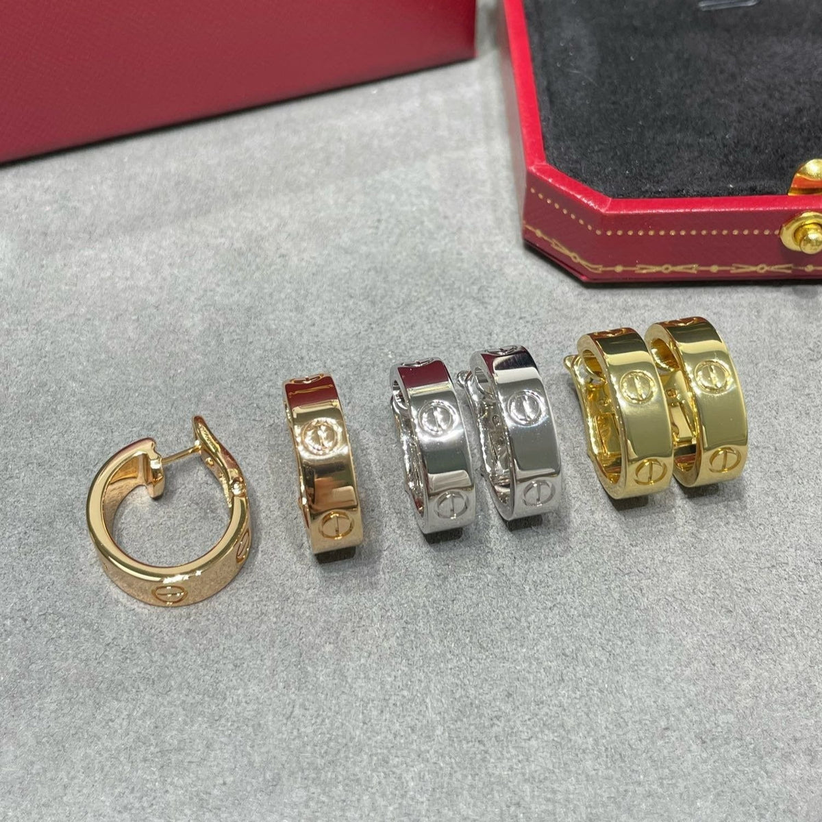 [Elara jewelsry ]LOVE 5.5MM EARRINGS