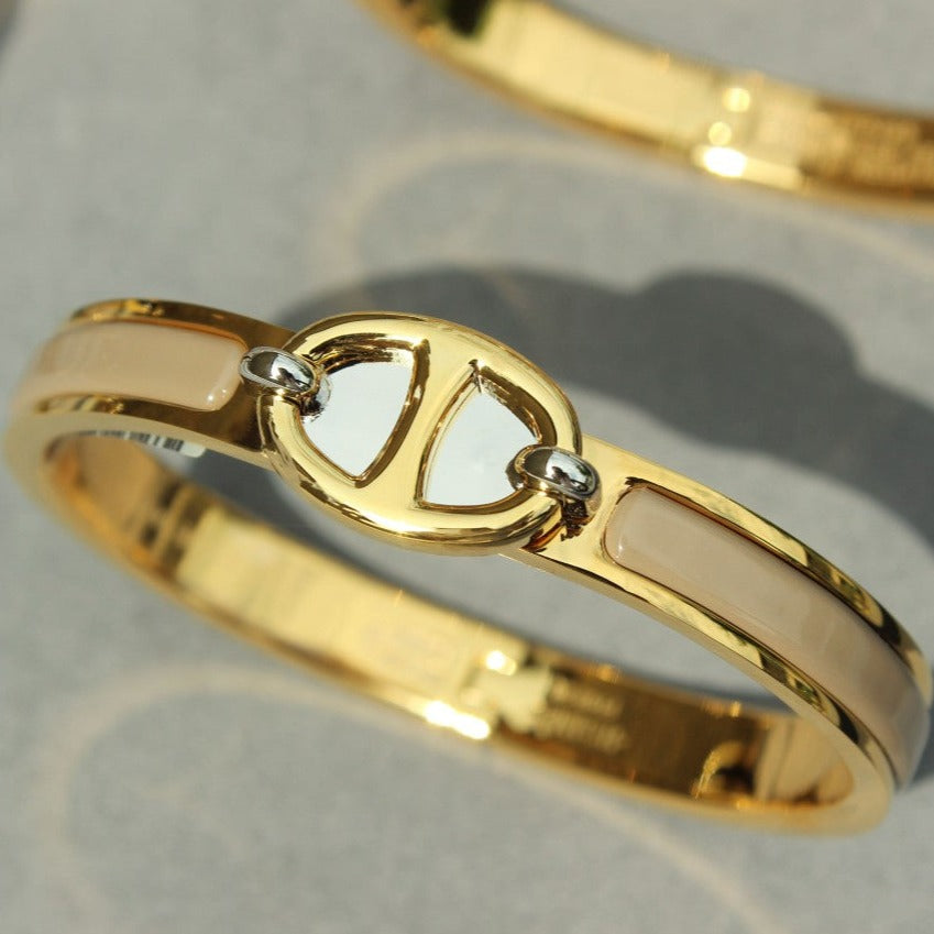 [Elara jewelsry ]CLIC CHAINE GOLD BRACELET