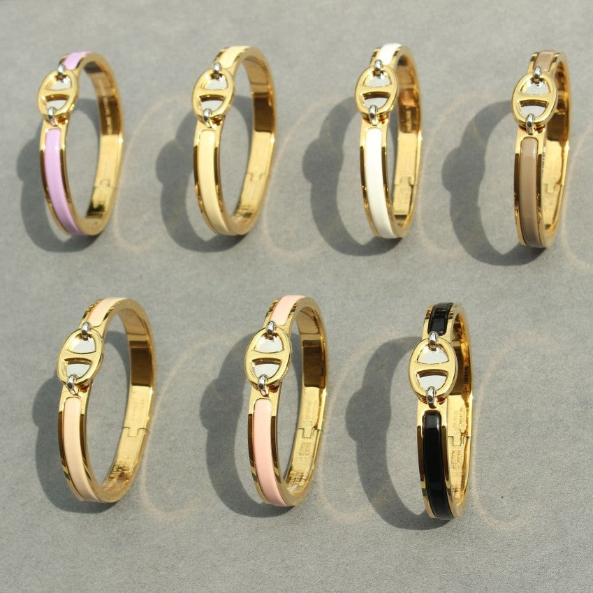 [Elara jewelsry ]CLIC CHAINE GOLD BRACELET