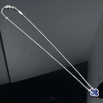 [Elara jewelsry ]CLOVER PIETERSITE SILVER LONG NECKLACE
