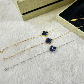 [Elara jewelsry ]CLOVER 1 MOTIF PIETERSITE BRACELET