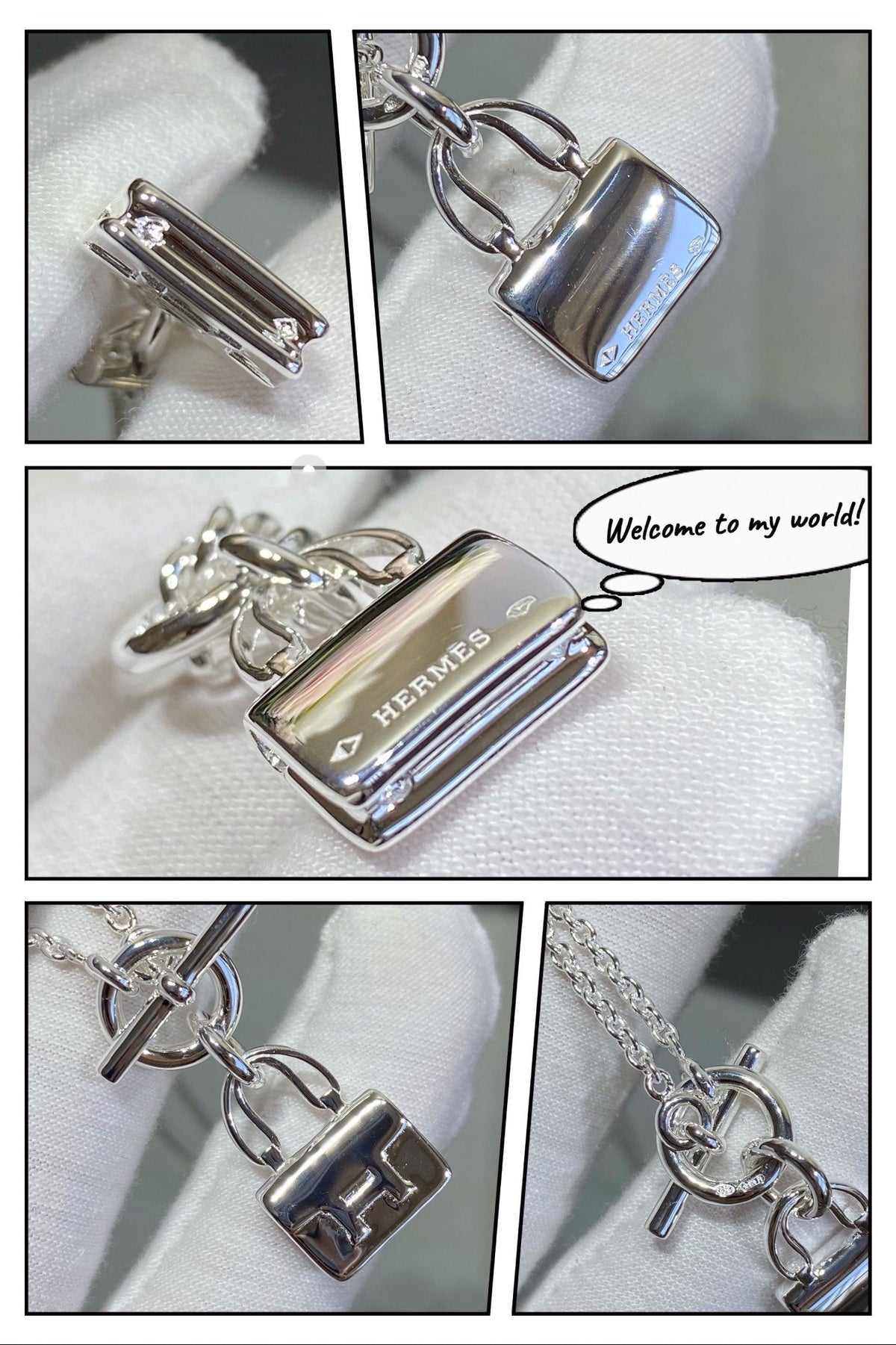[Elara jewelsry ]CONSTANCE PEDANT SILVER NECKLACE