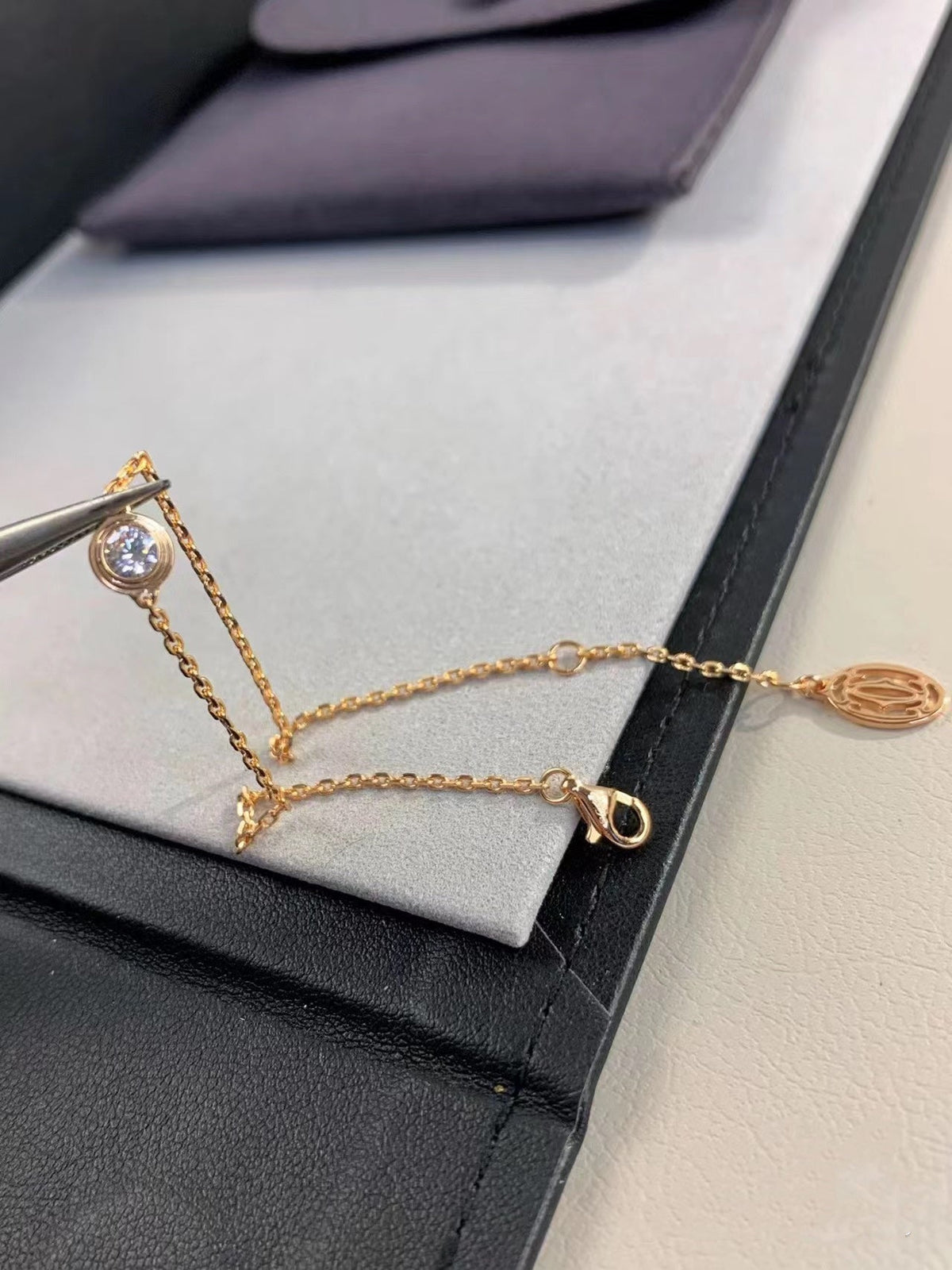 [Elara jewelsry ]DAMOUR DIAMOND LINK BRACELET