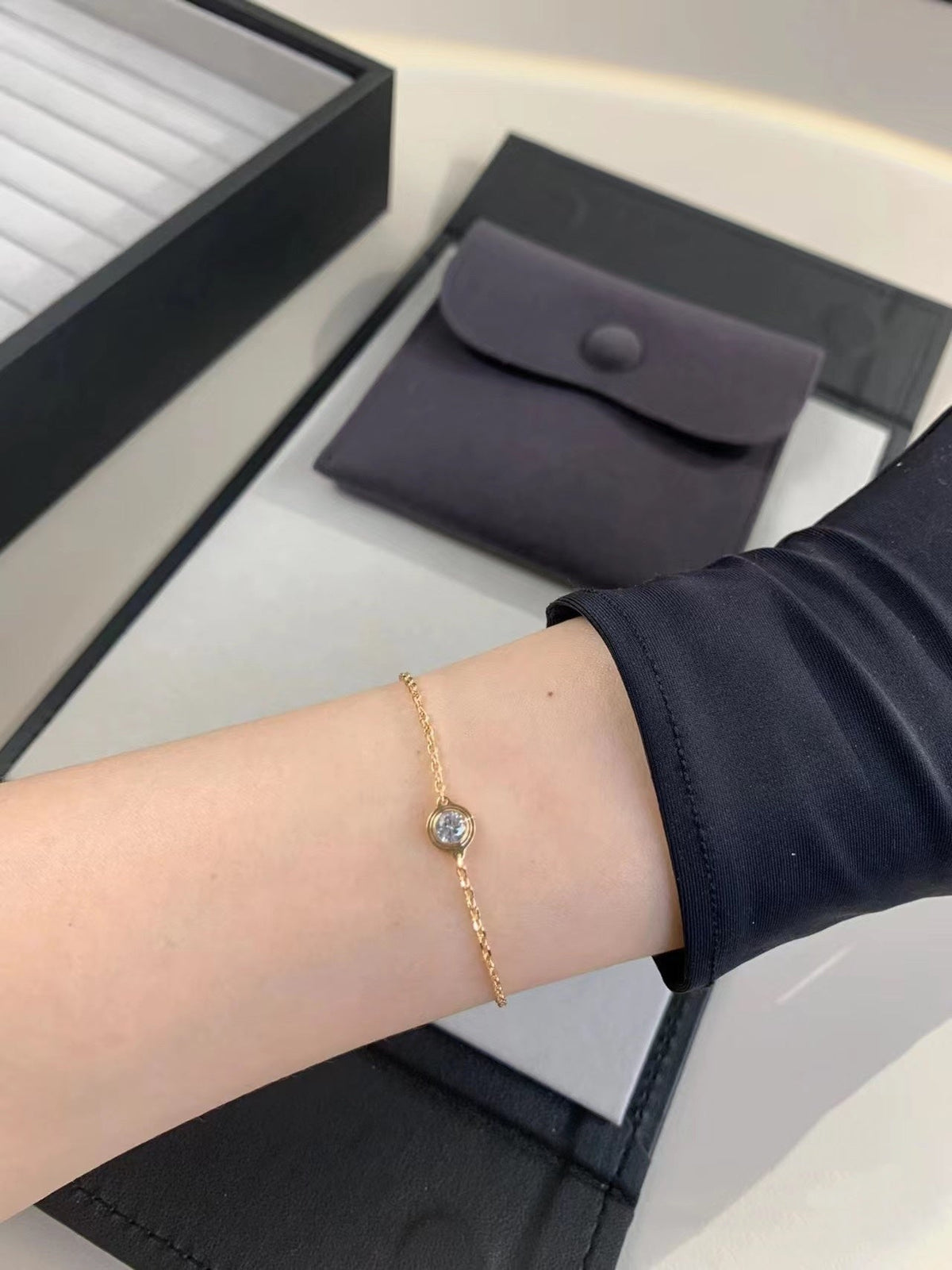 [Elara jewelsry ]DAMOUR DIAMOND LINK BRACELET