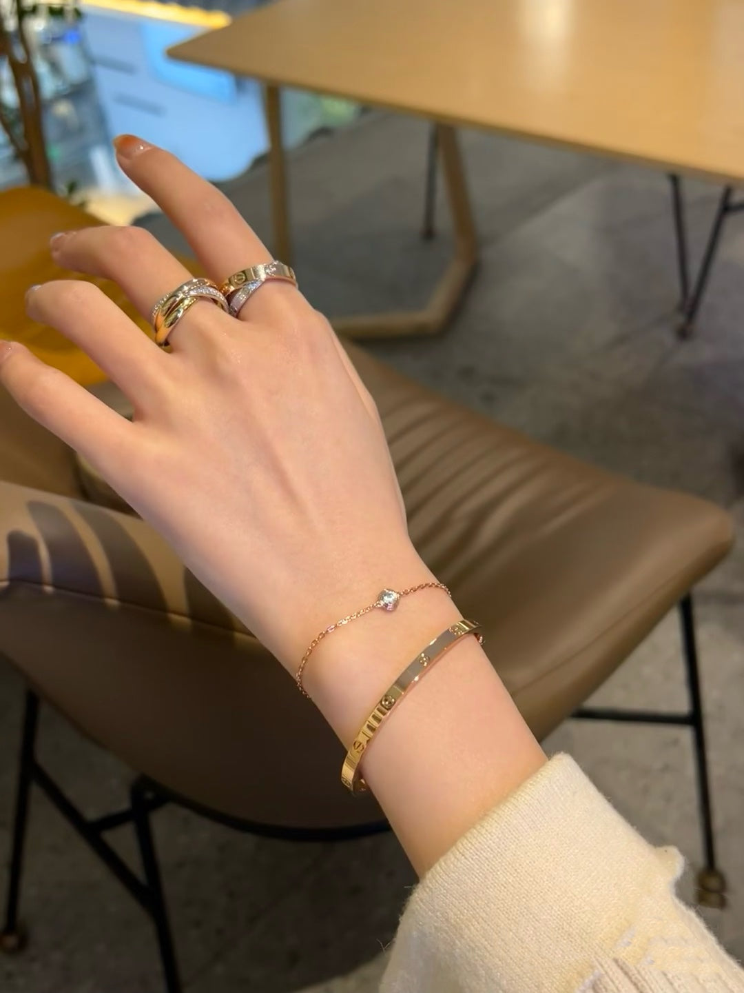 [Elara jewelsry ]DAMOUR DIAMOND LINK BRACELET