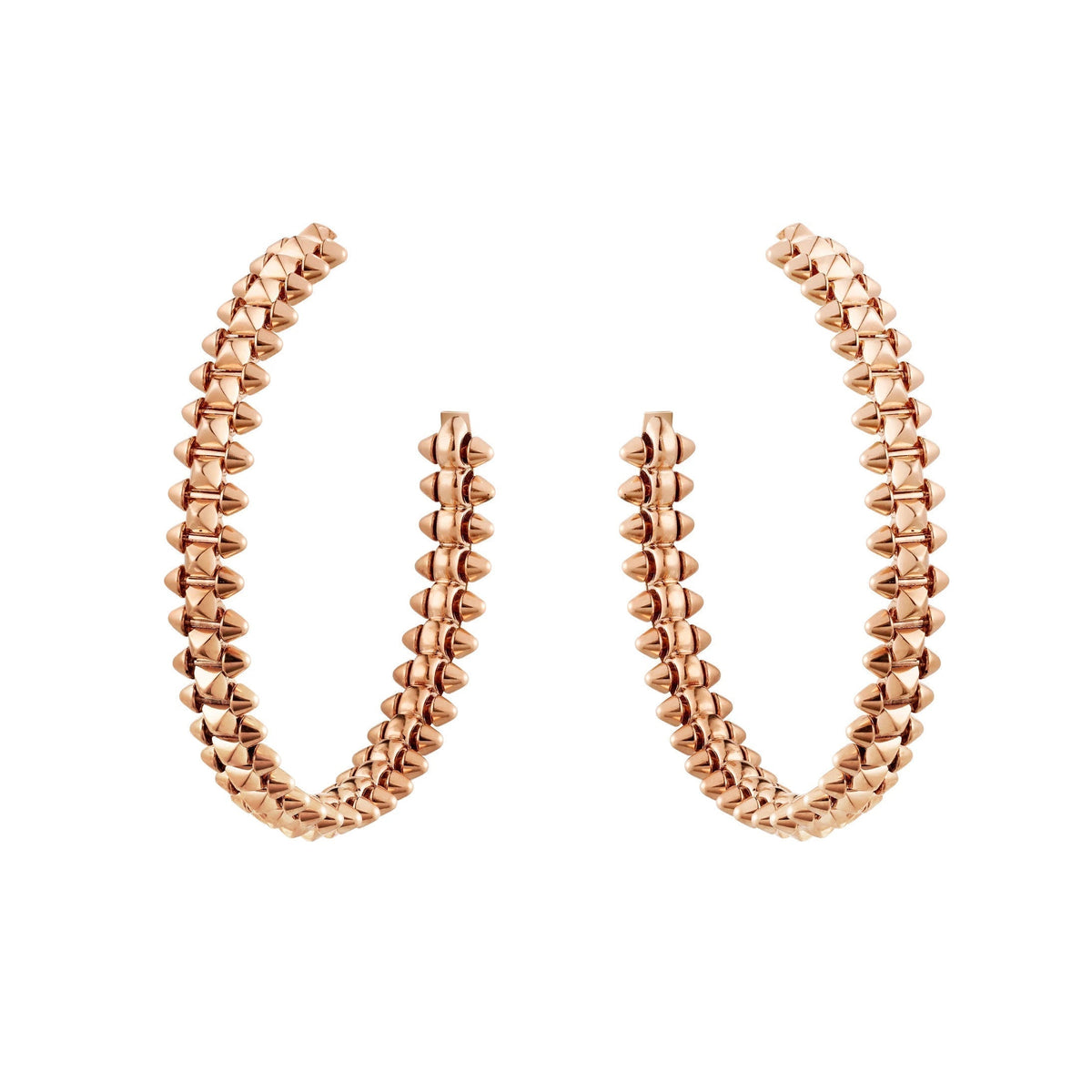 [Elara jewelsry ]CLASH LARGE HOOP EARRINGS