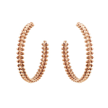 [Elara jewelsry ]CLASH LARGE HOOP EARRINGS