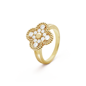 [Elara jewelsry ]CLOVER DIAMOND RING
