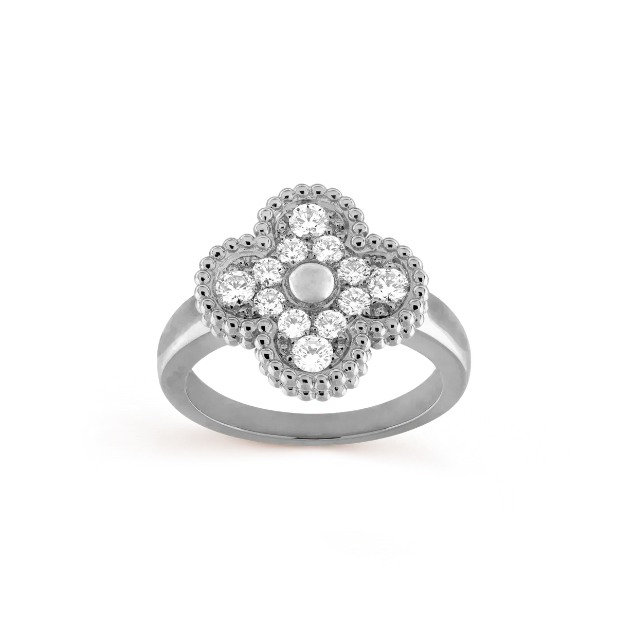 [Elara jewelsry ]CLOVER DIAMOND RING