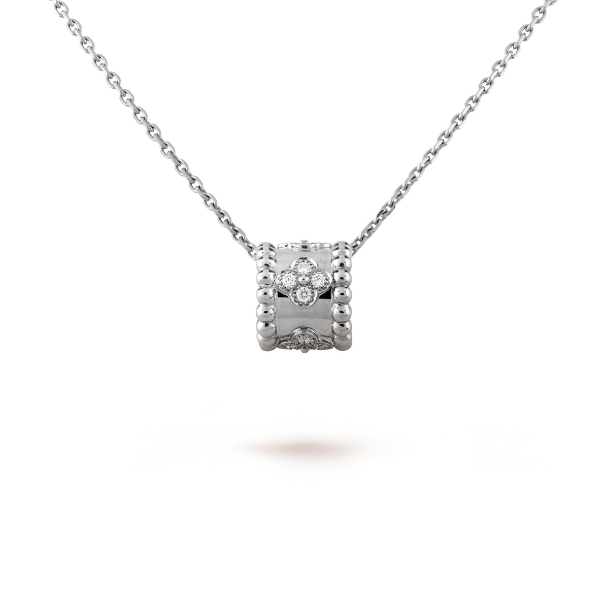 [Elara jewelsry ]PERLEE PEDANT SIVLER DIAMOND NECKLACE