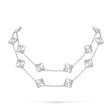 [Elara jewelsry ]CLOVER 20 MOTIFS  LASER SILVER