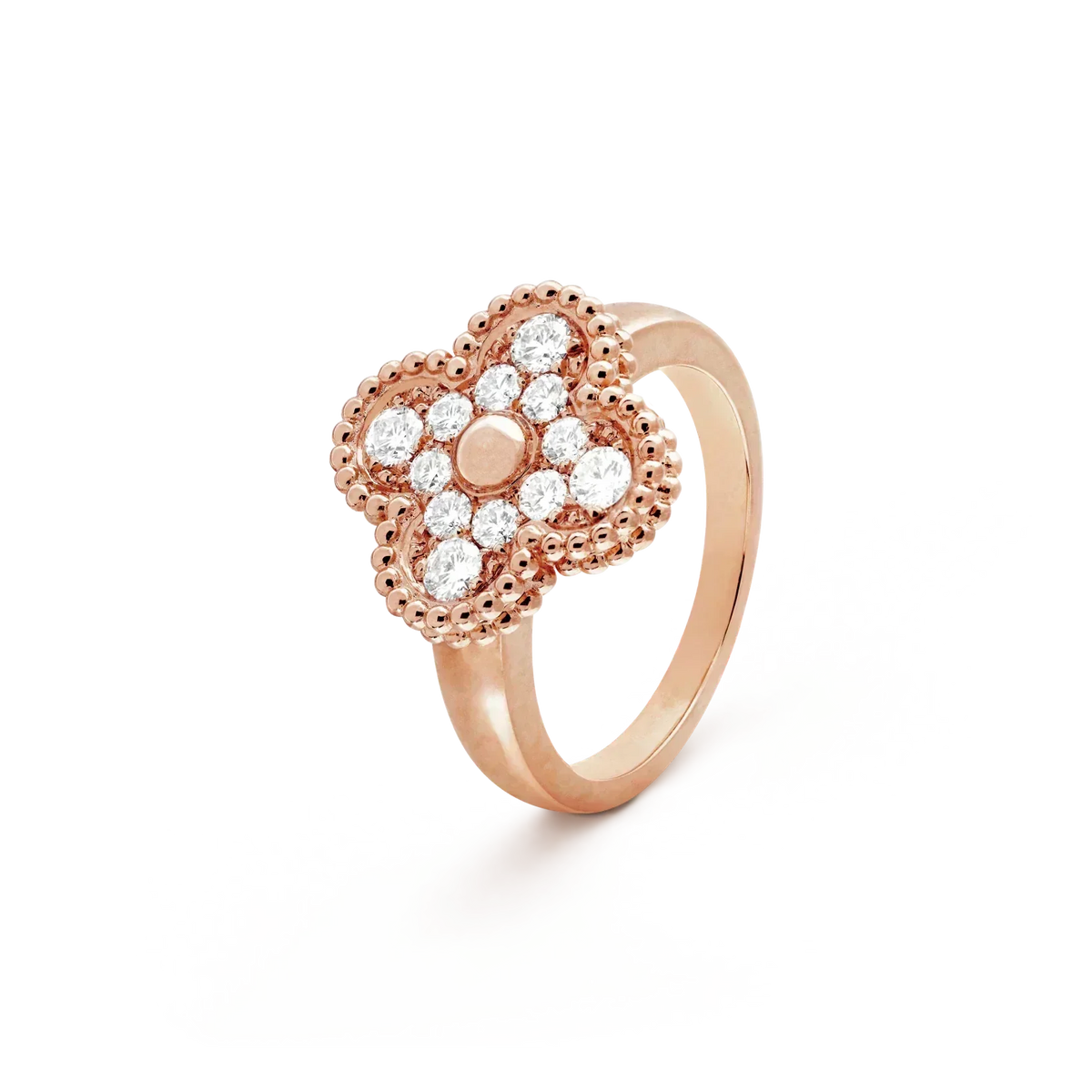 [Elara jewelsry ]CLOVER DIAMOND RING