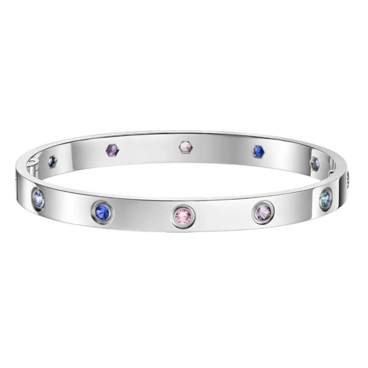 [Elara jewelsry]CLASSIC 6.1MM LOVE BRACELET 10-DIAMOND MULTICOLOR